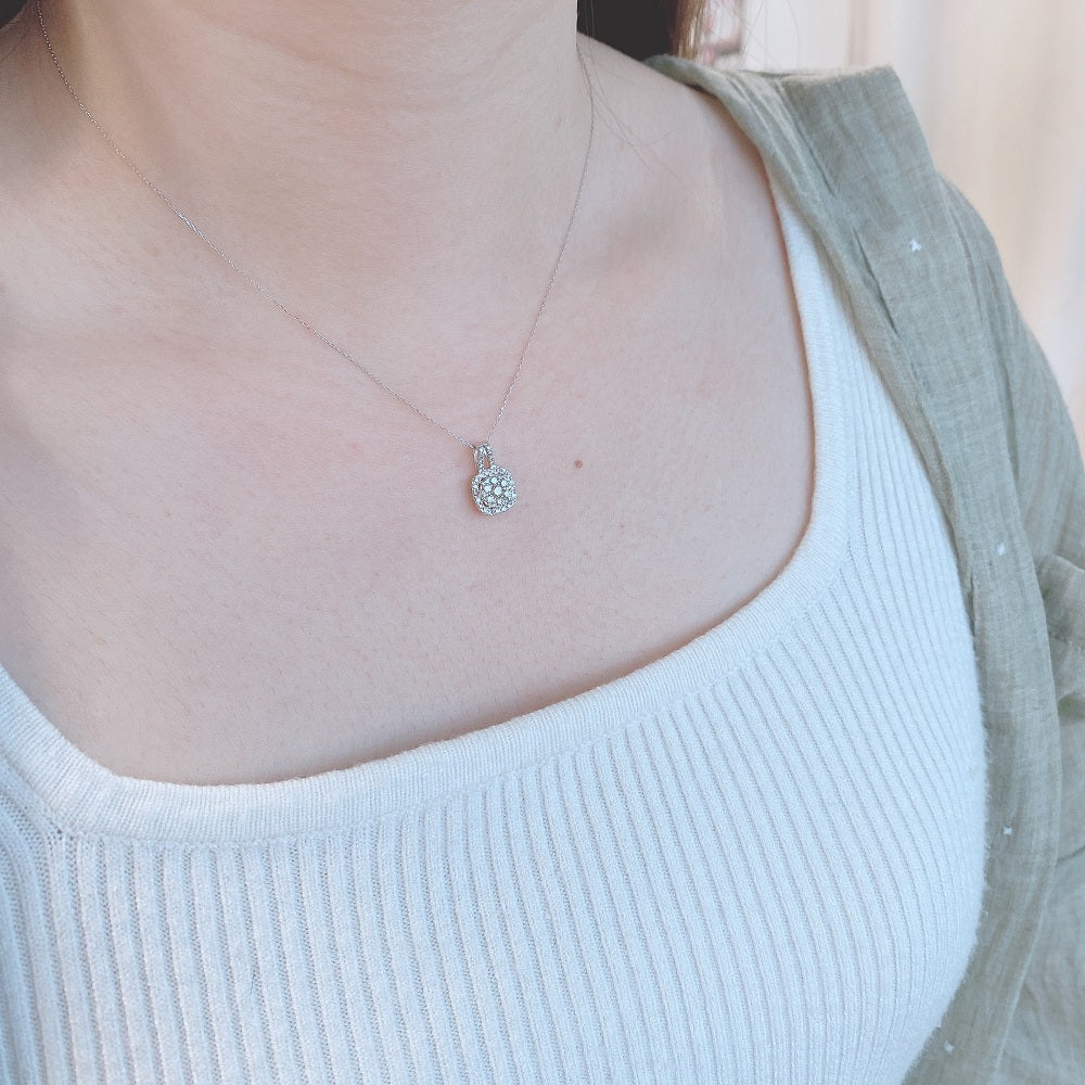 鑽石吊墜 – ATP7148 (連18K金頸鏈)