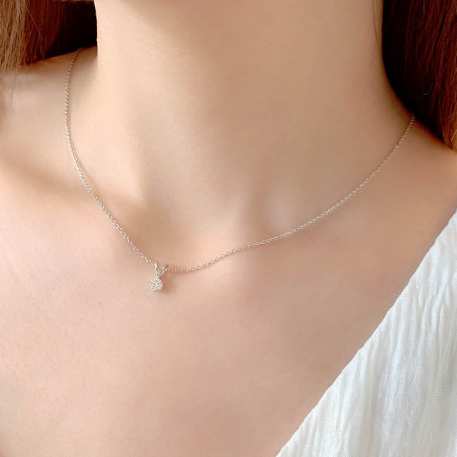 鑽石吊墜 – FMP0001-020 (不連18K金頸鏈)