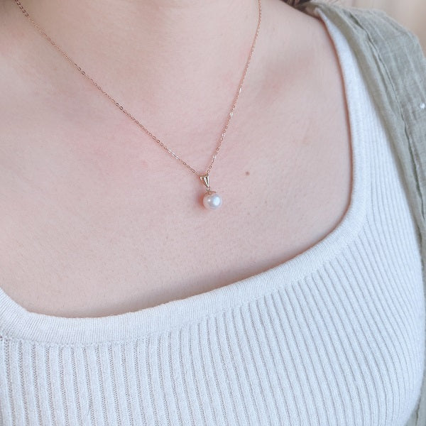 Pearl Pendant – GP066RN-6 (Without 18K Gold Necklace)
