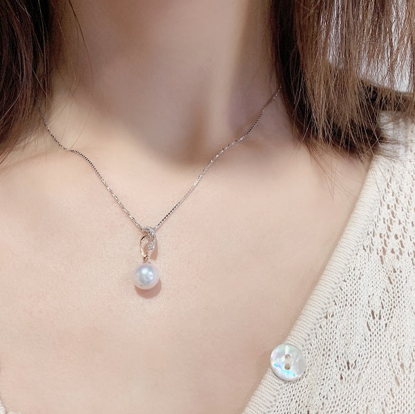 珍珠吊墜 – GP1055 (不連18k金頸鏈)