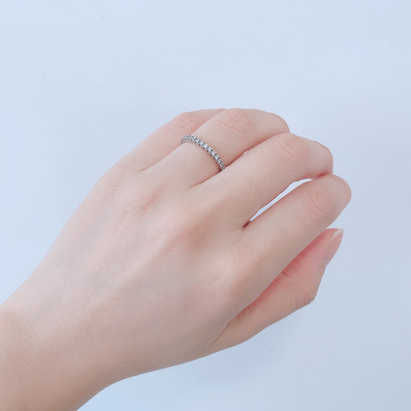 鑽石線戒 – L491