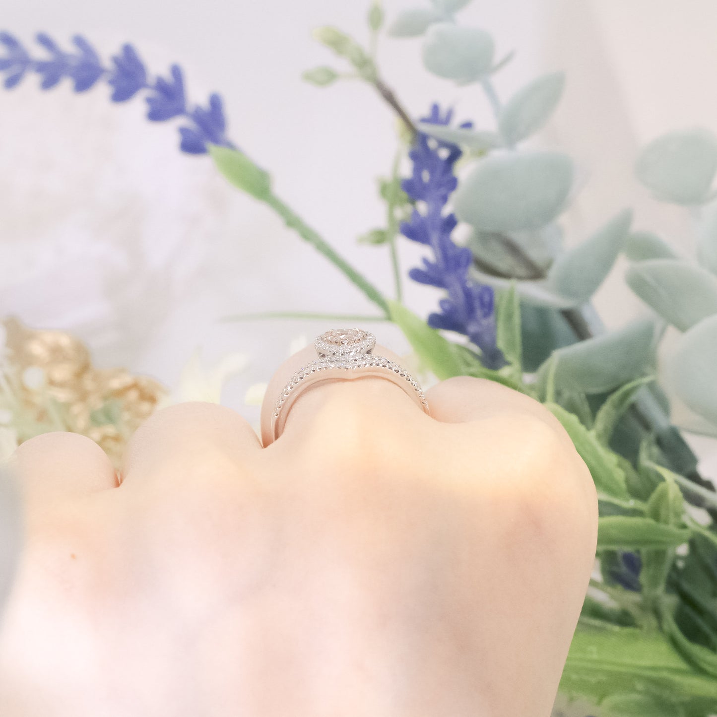 粉鑽戒指 – YCRP2203