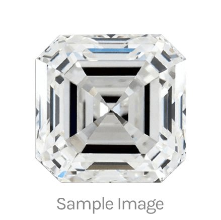 1.06 Carat Asscher Shape Natural Diamond