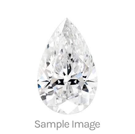 0.64 Carat Pear Shape Natural Diamond