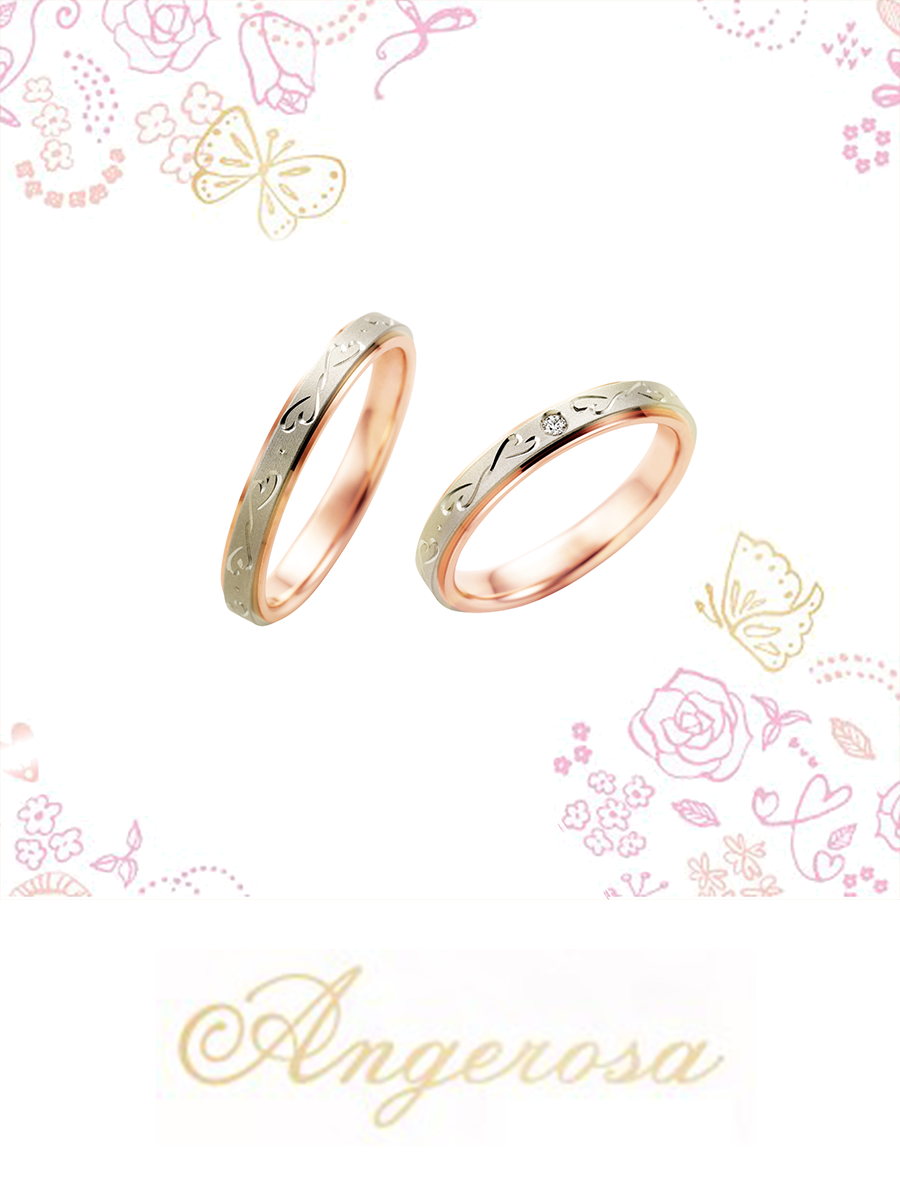 尋覓永恆誓約:Angerosa 日本結婚戒指 - Diamania Jewelry